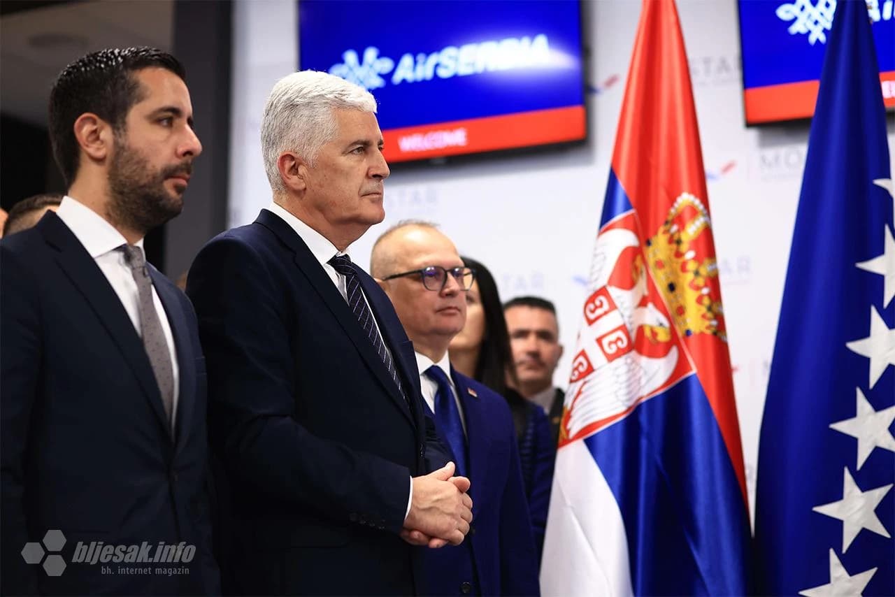 Čović u Zračnoj luci Mostar