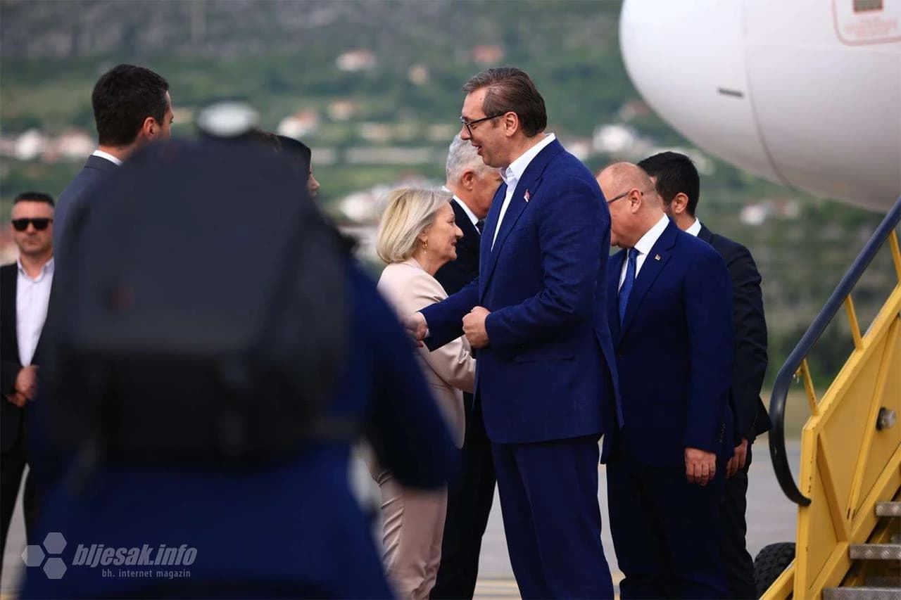Vučić u Zračnoj luci Mostar