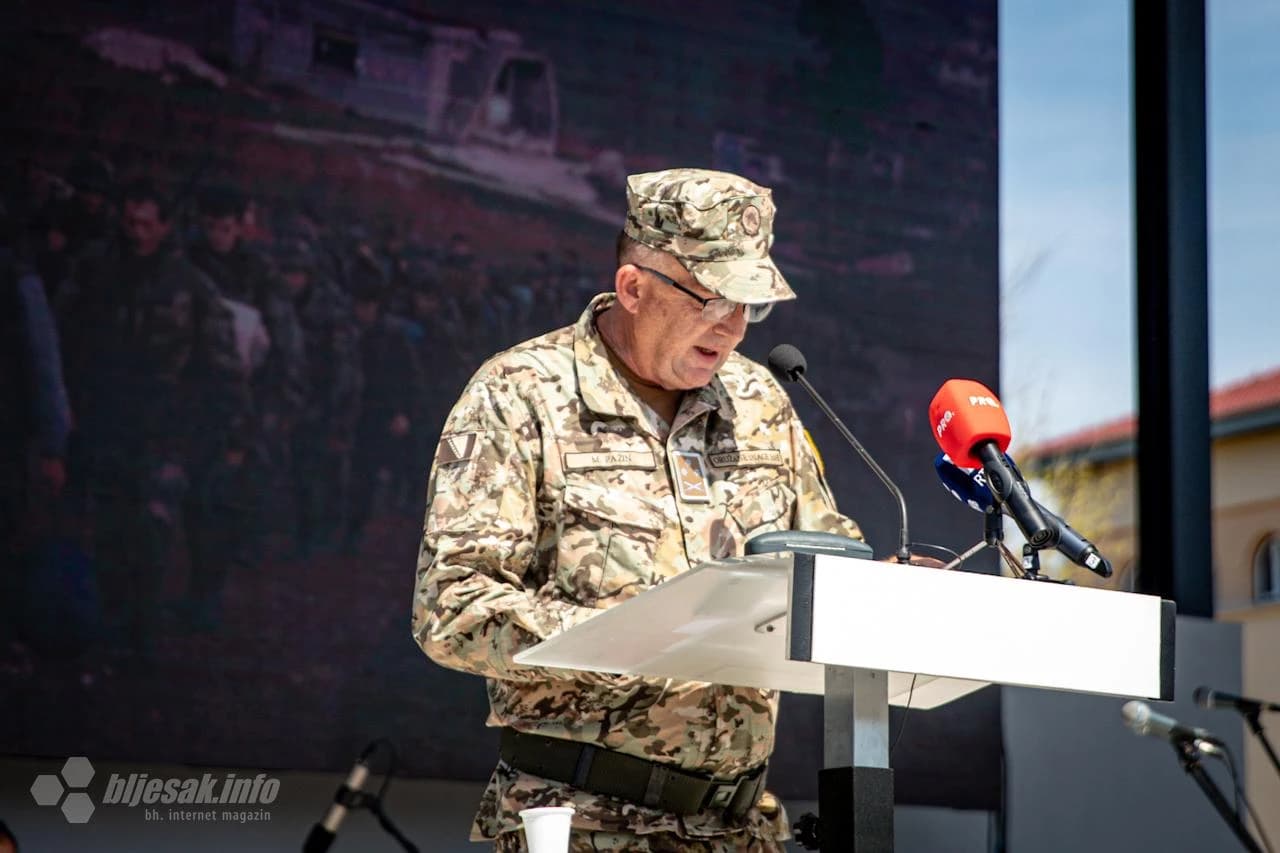 Obilježavanje 19. obljetnice 1. pješačke (gardijske) pukovnije Oružanih snaga (OS) BiH i 32. obljetnice Hrvatskog vijeća obrane (HVO)