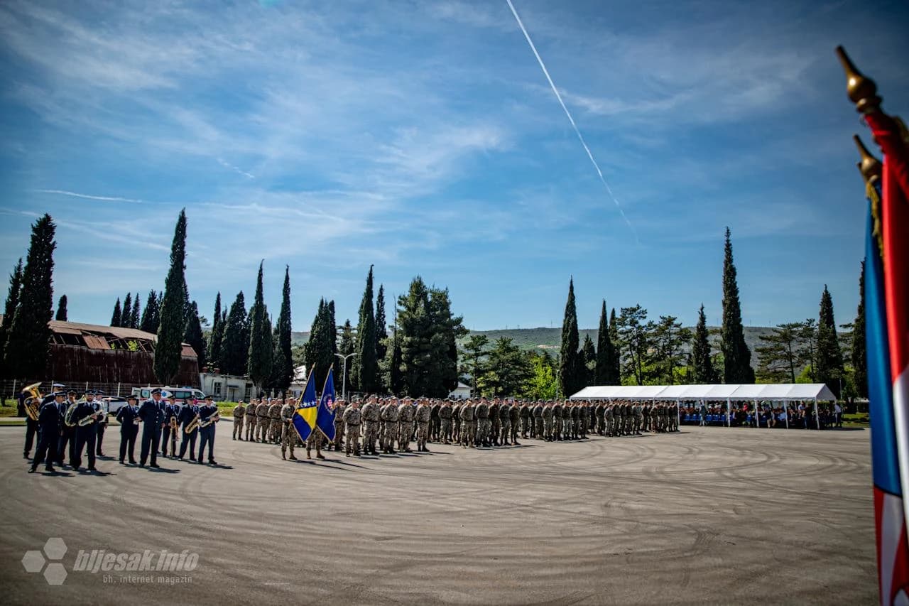 Obilježavanje 19. obljetnice 1. pješačke (gardijske) pukovnije Oružanih snaga (OS) BiH i 32. obljetnice Hrvatskog vijeća obrane (HVO)