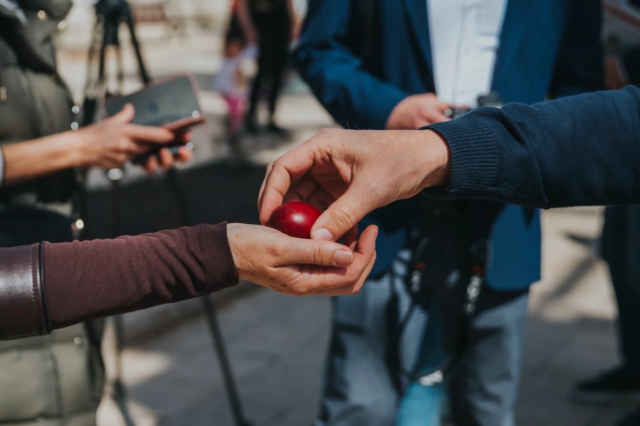 Gradonačelnik dijelio uskrsna jaja