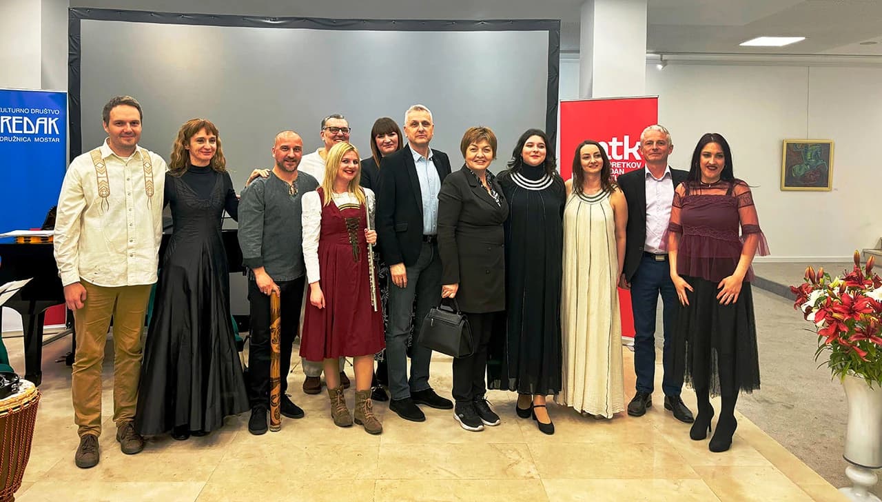 Koncert u Mostaru, u sklopu Napretkovog tjedna kulture