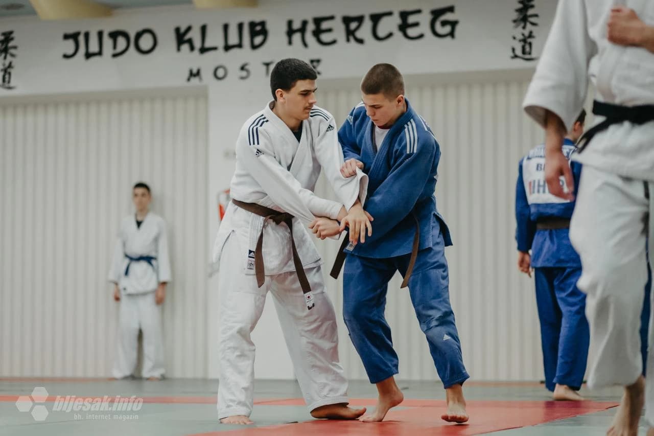 Trening Judo kluba Herceg iz Mostara