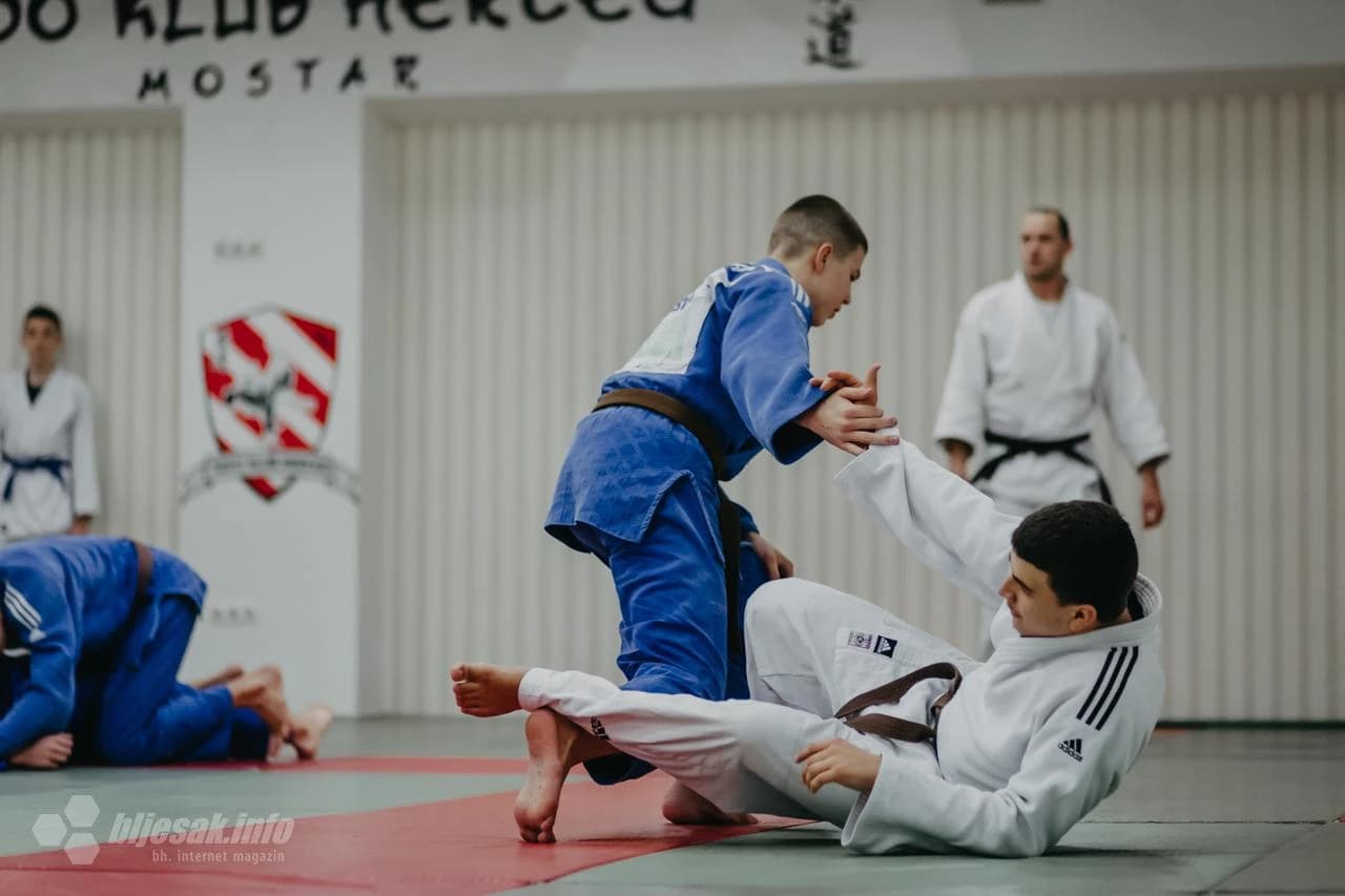 Trening Judo kluba Herceg iz Mostara