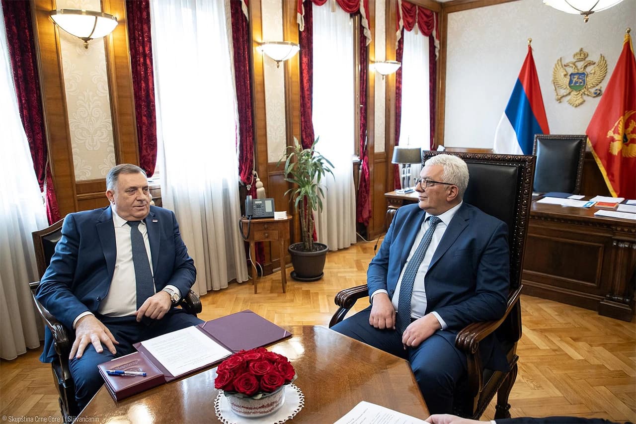 Sastanak Dodik i Mandić