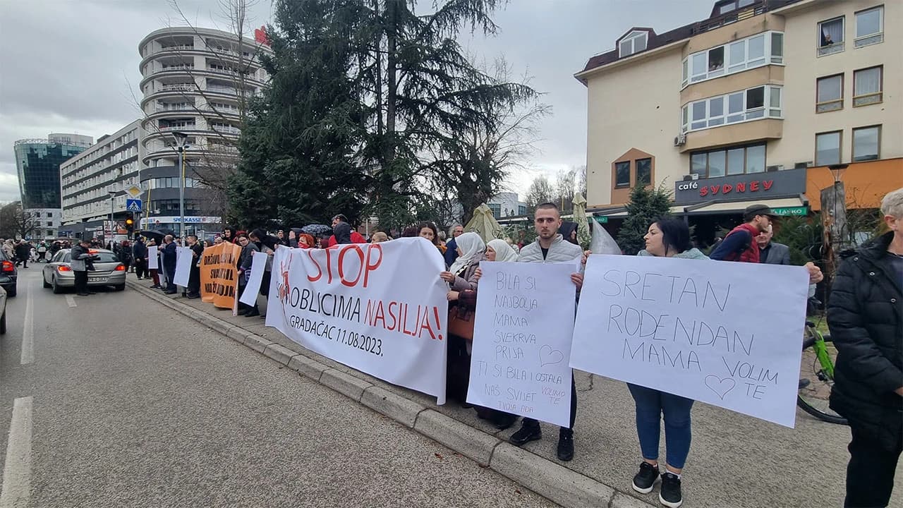 Održan prosvjed zbog ubojstva Amre Kahrimanović