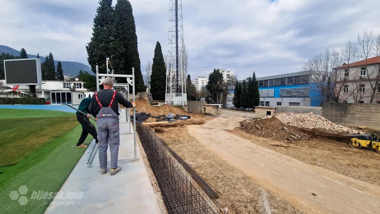 Radovi na stadionu HŠK Zrinjski