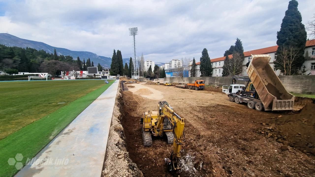 Radovi na stadionu HŠK Zrinjski