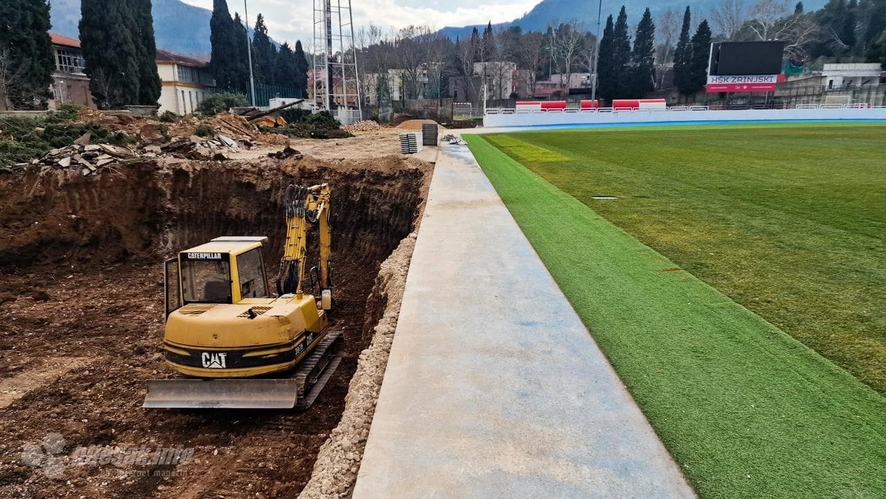 Radovi na stadionu HŠK Zrinjski