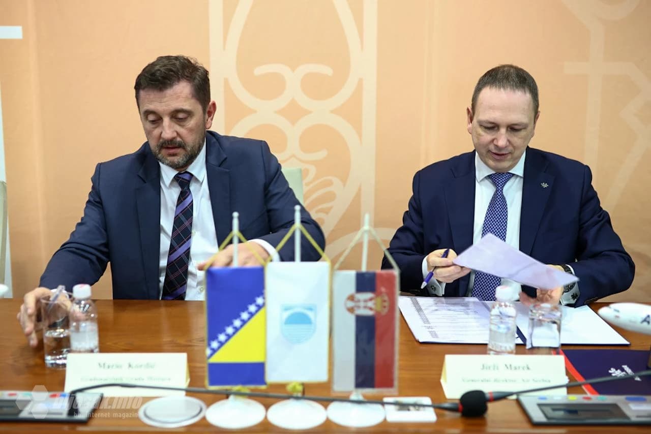 Mostar povezan zračnom linijom sa Beogradom