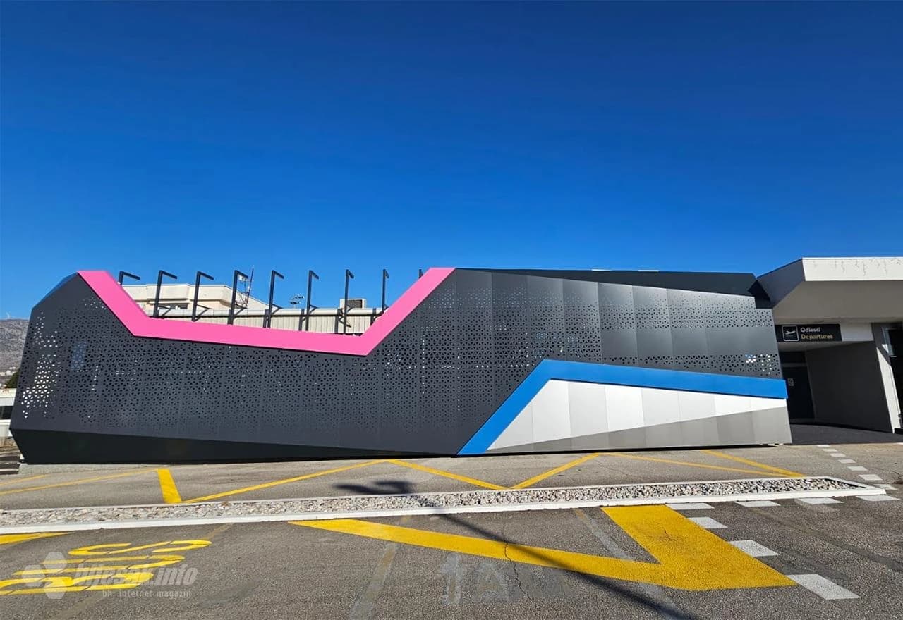 Zgrada Zračne luke Mostar poprima novi, moderni izgled