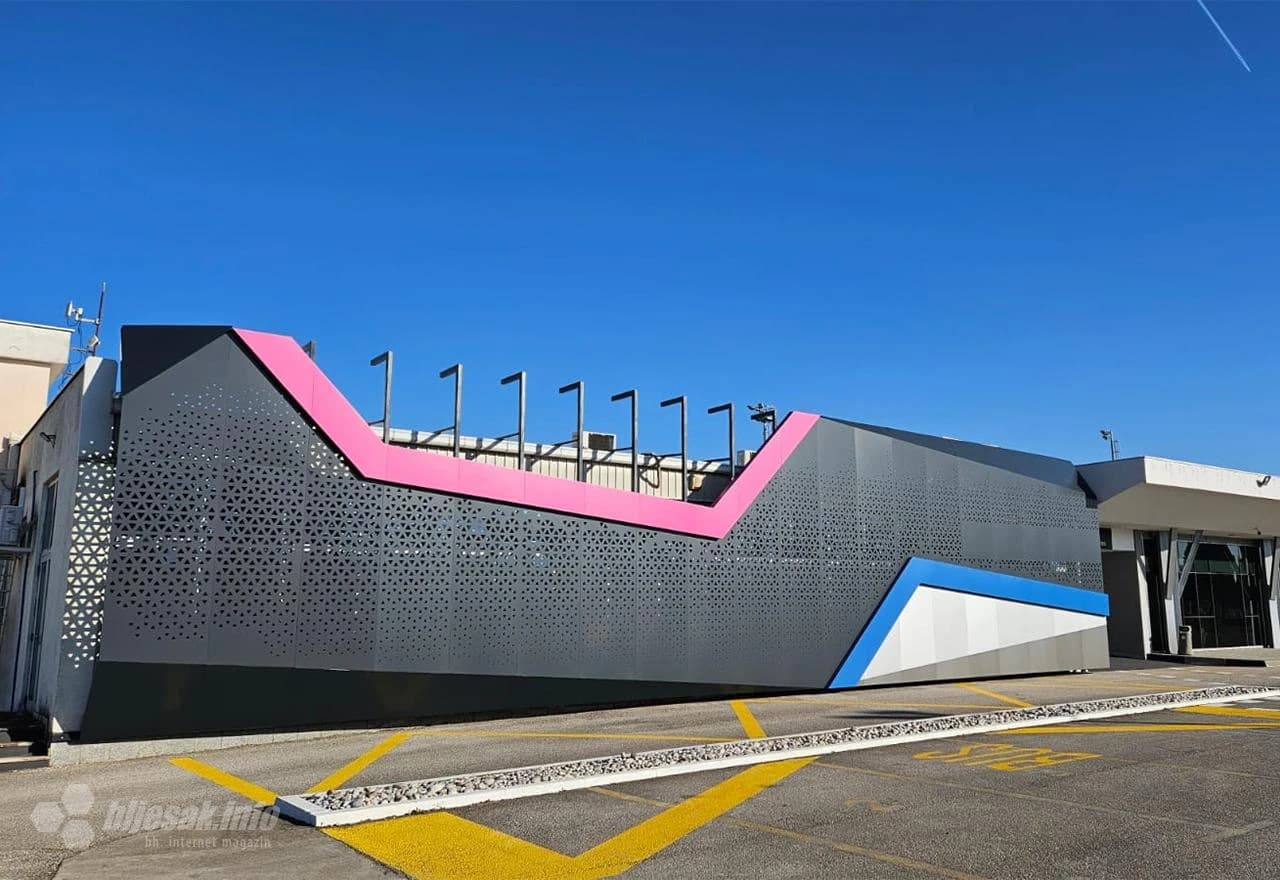 Zgrada Zračne luke Mostar poprima novi, moderni izgled