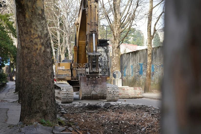 Radovi u Ulici kralja Petra Krešimira IV