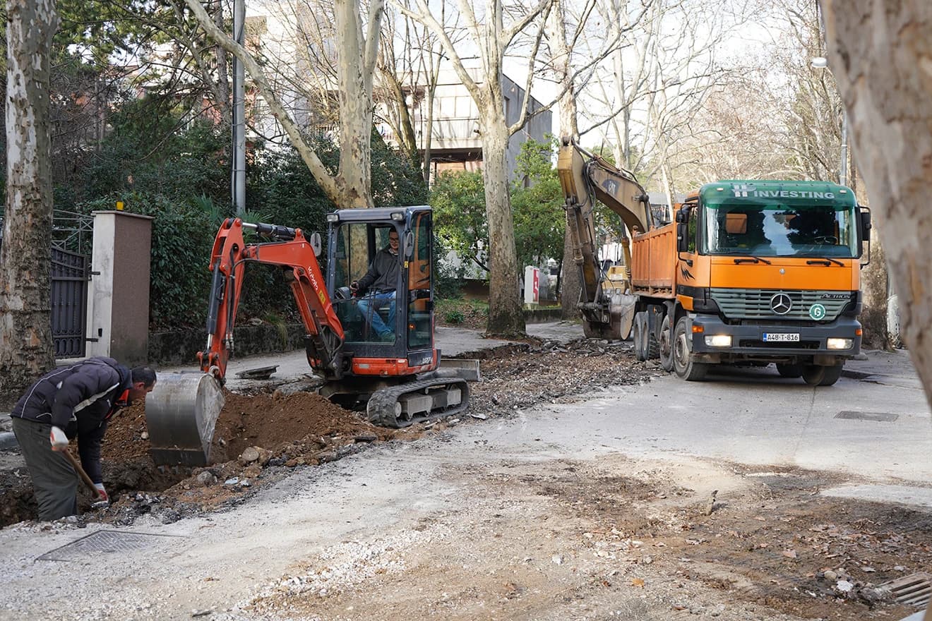 Radovi u Ulici kralja Petra Krešimira IV