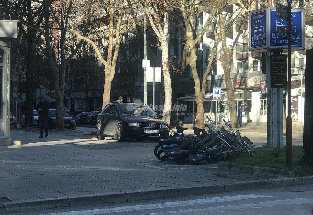 Posljedice snažnog vjetra u Mostaru