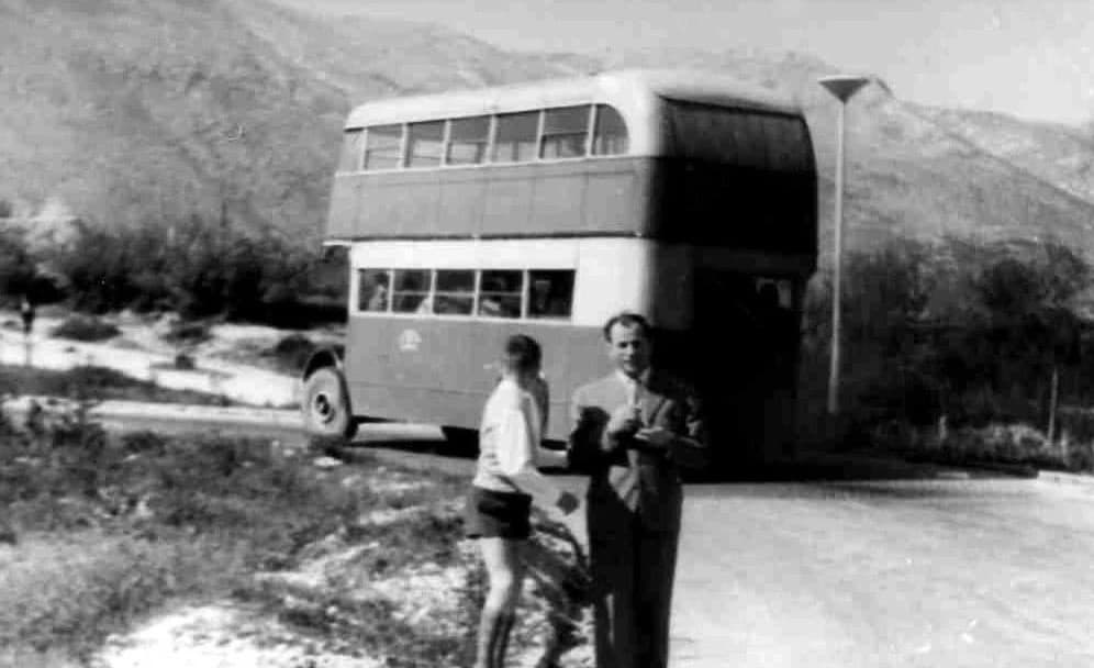  Put za Bijeli Brijeg i dvospratni autobus, 1963. godina