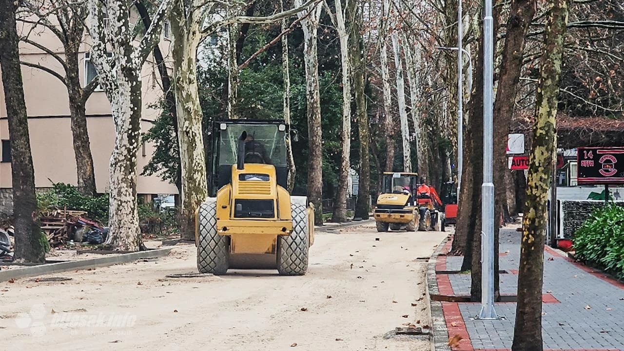 Pripreme za asfaltiranje Ulice kralja Petra Krešimira IV.