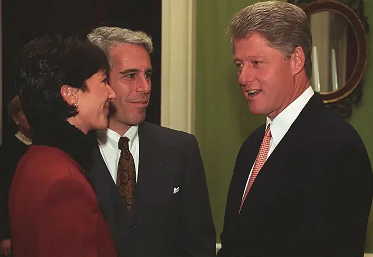 Jeffrey Epstein, Ghislaine Maxwell i Bill Clinton