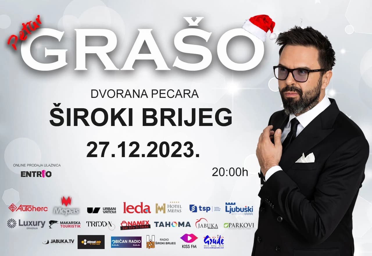 Plakat za koncert Petra Graše