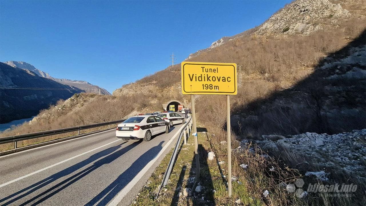 Prometna u tunelu Vidikovac