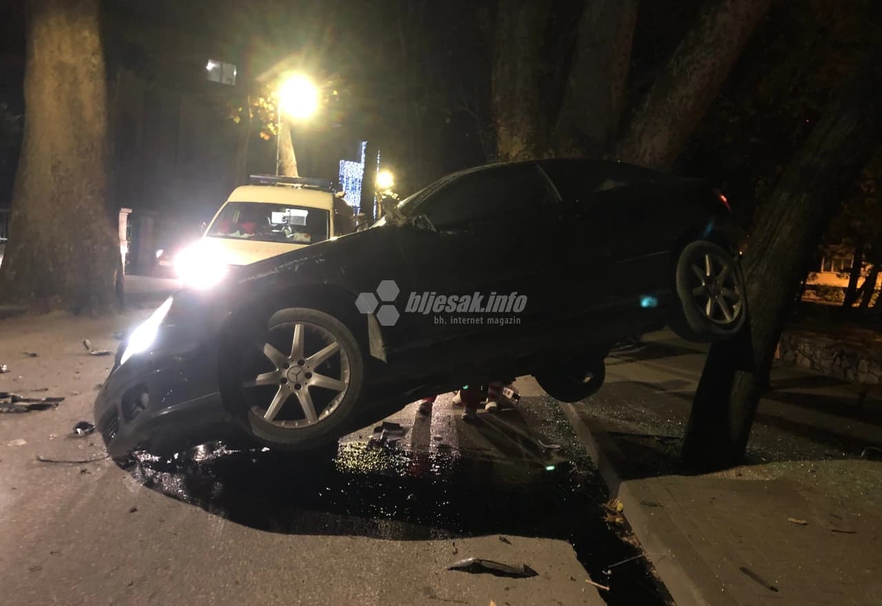 Prometna nesreća u Ulici kneza Branimira u Mostaru