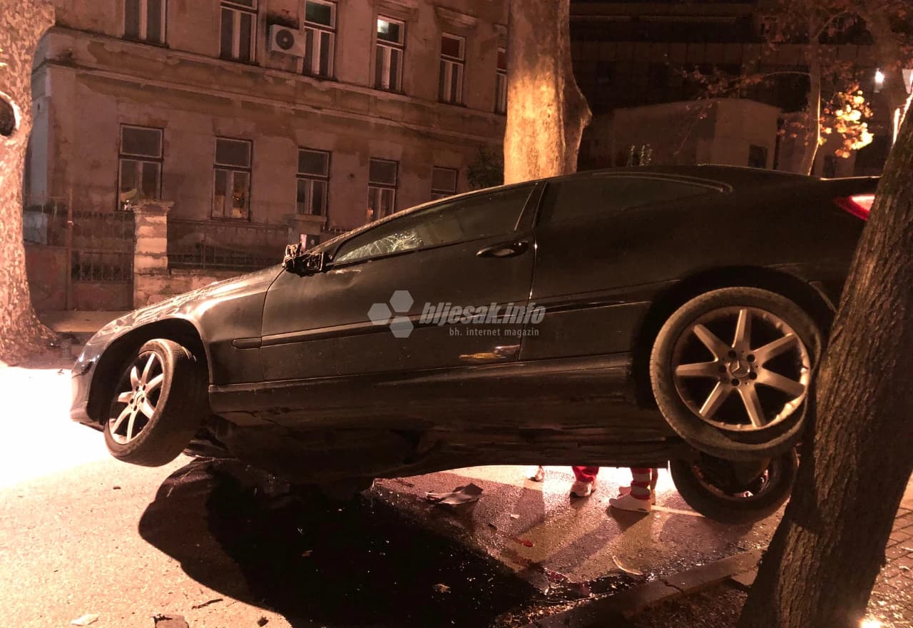 Prometna nesreća u Ulici kneza Branimira u Mostaru