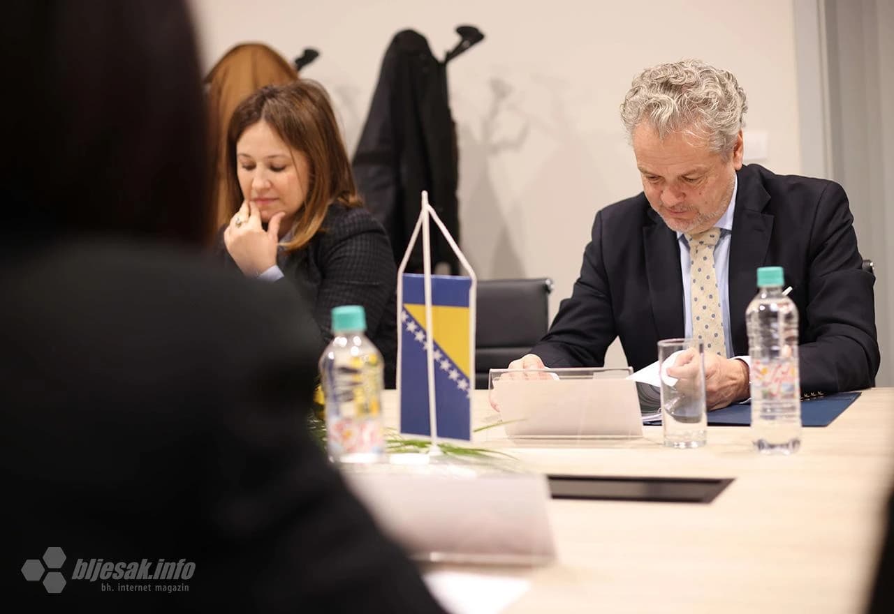 Šef Delegacije Europske unije u BiH i specijalni predstavnik EU u BiH, veleposlanik Johann Sattler u posjeti Mostaru