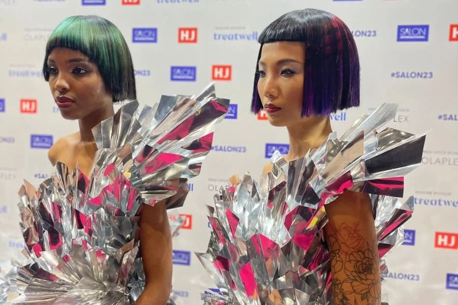 Modeli na londonskom sajmu frizura