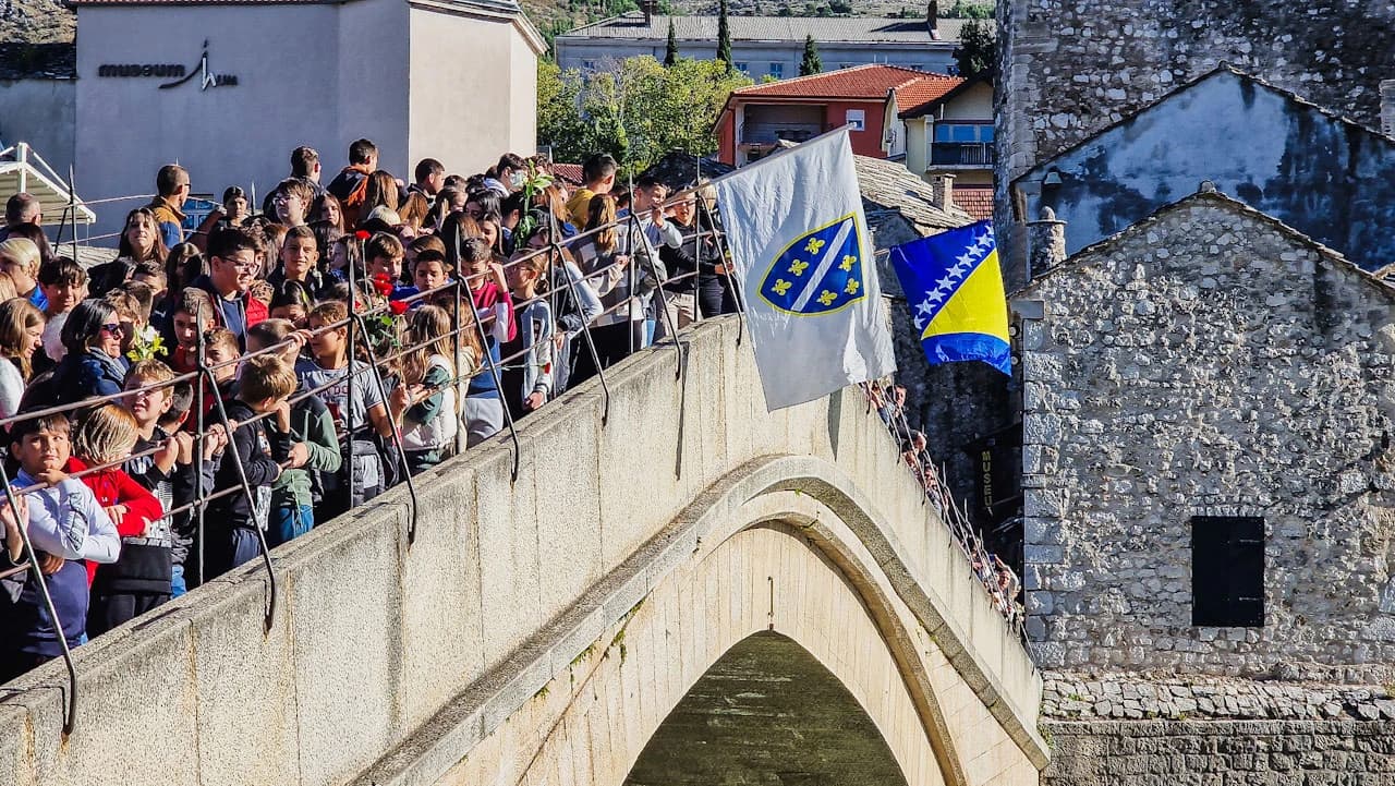 Obilježavanje 30. godišnjice rušenja Starog mosta
