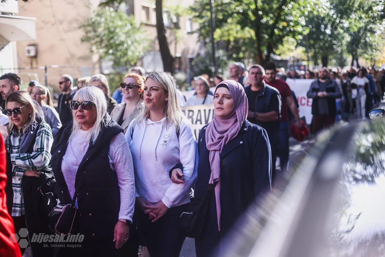 Prosvjedna šetnja u Mostaru 