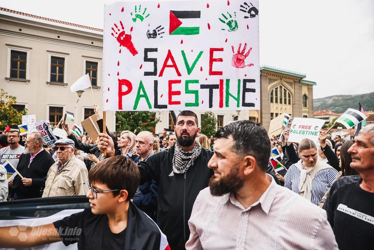 Skup podrške Palestini u Mostaru