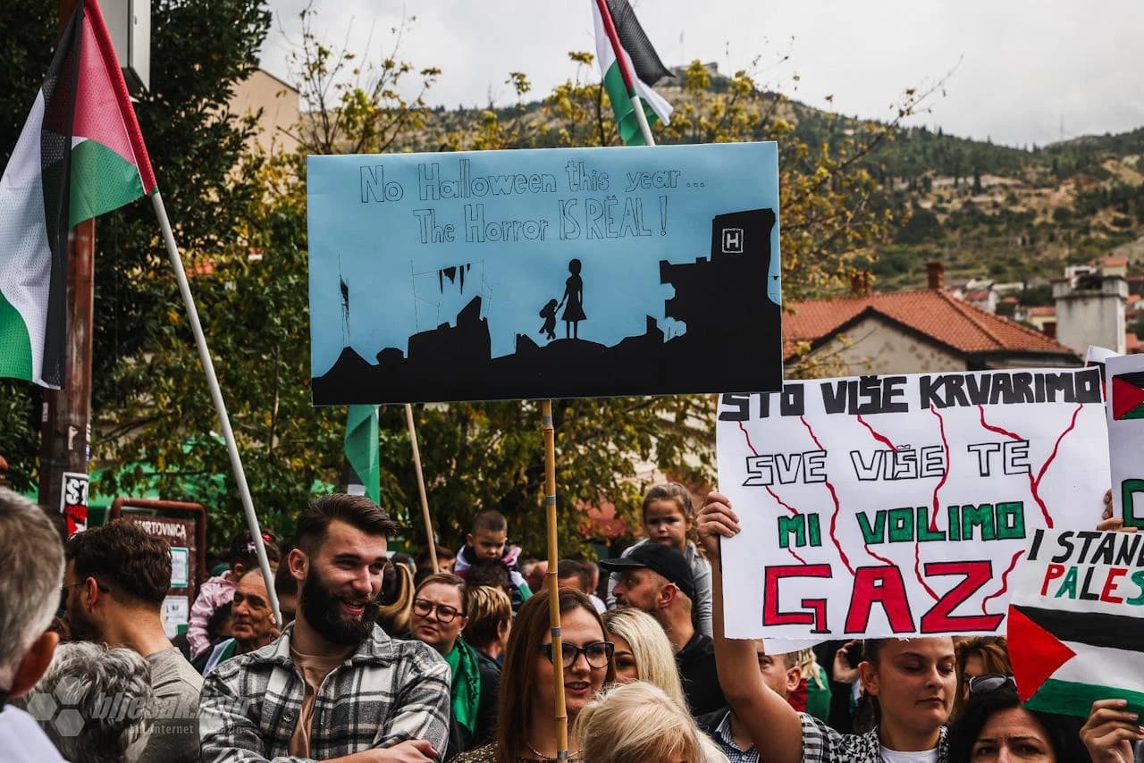Skup podrške palestinskom narodu u Mostaru
