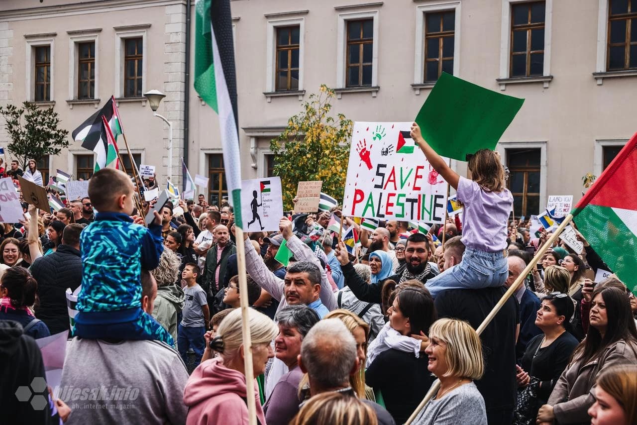 Skup podrške palestinskom narodu u Mostaru