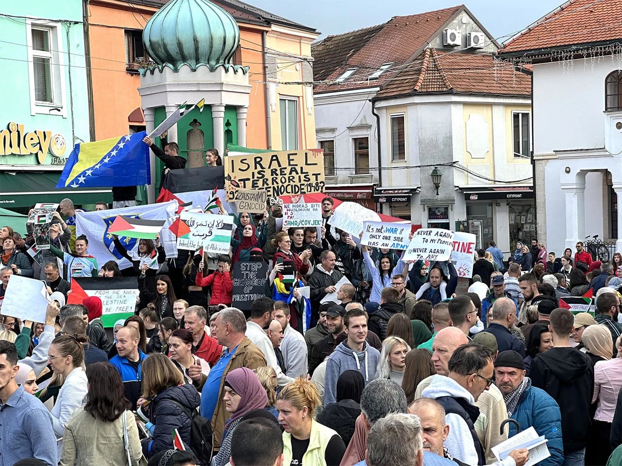 U Tuzli održan skup podrške narodu Palestine
