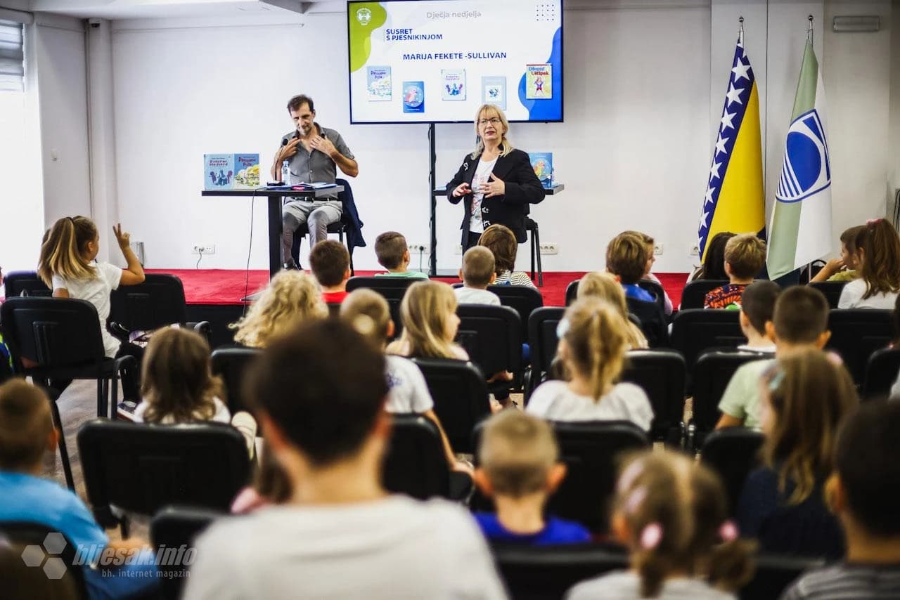Dječja nedjelja u Mostaru obilježena druženjem s višestruko nagrađivanom bh. književnicom