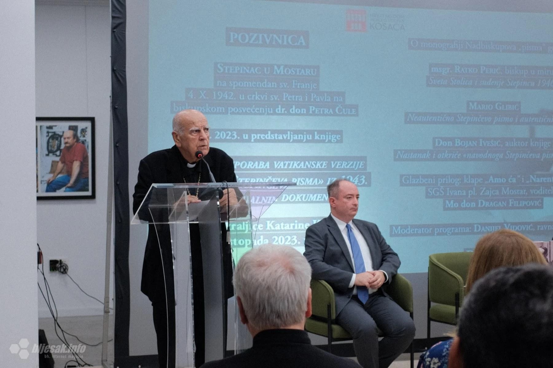 U Mostaru predstavljena knjiga don Bojana Ivešića o 'navodnom Stepinčevom pismu'