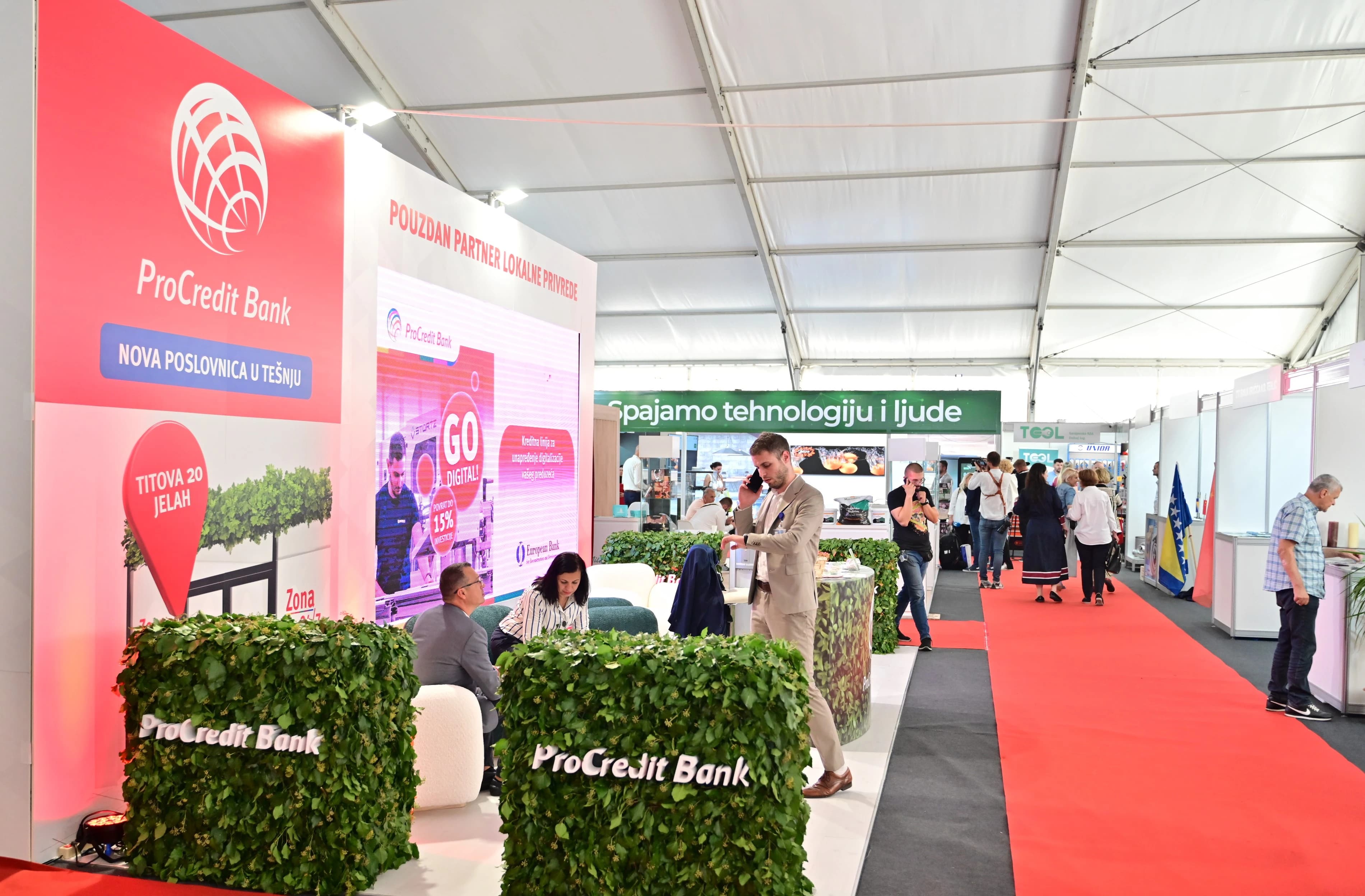 ProCredit Bank je sudjelovala na 17. Međunarodnom sajmu privrede u Tešnju