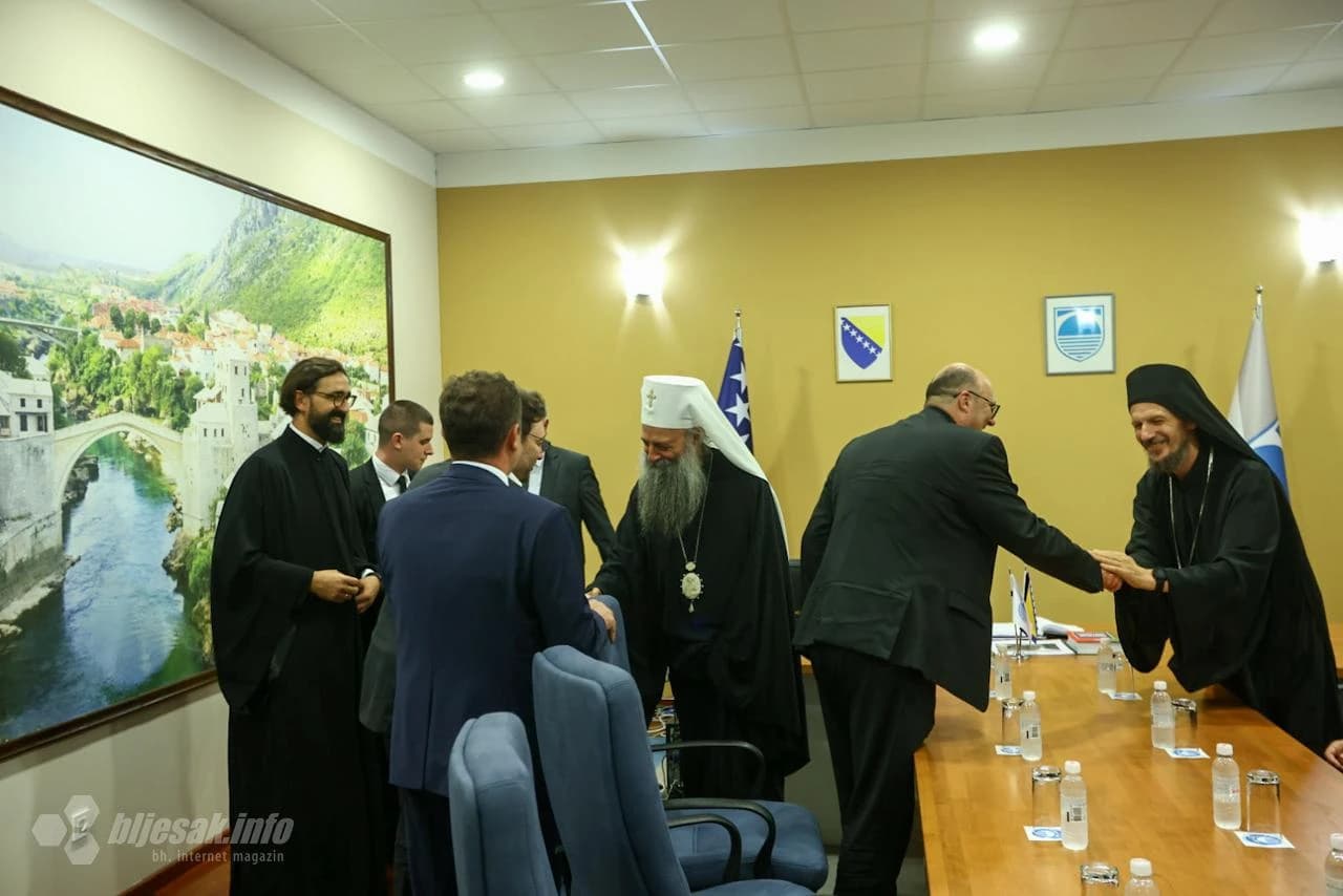 Kordić i Marić ugostili srpskog patrijarha Porfirija