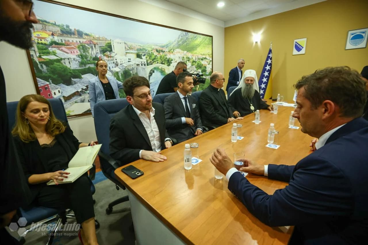 Kordić i Marić ugostili srpskog patrijarha Porfirija