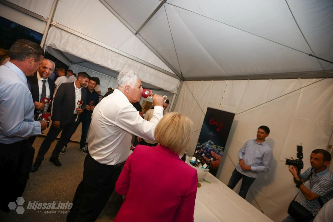 Krišto i Čović uživaju u dobrom vinu