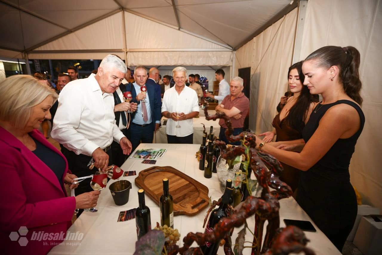 Krišto i Čović uživaju u dobrom vinu