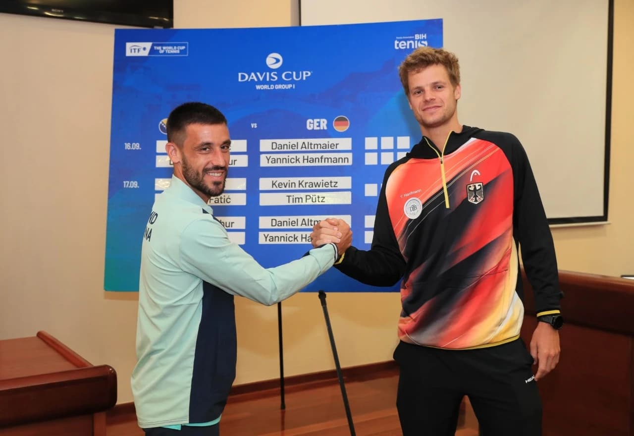 Izvlačenje  parova Davis Cup meča Prve svjetske grupe između reperezentacija BiH i Njemčake
