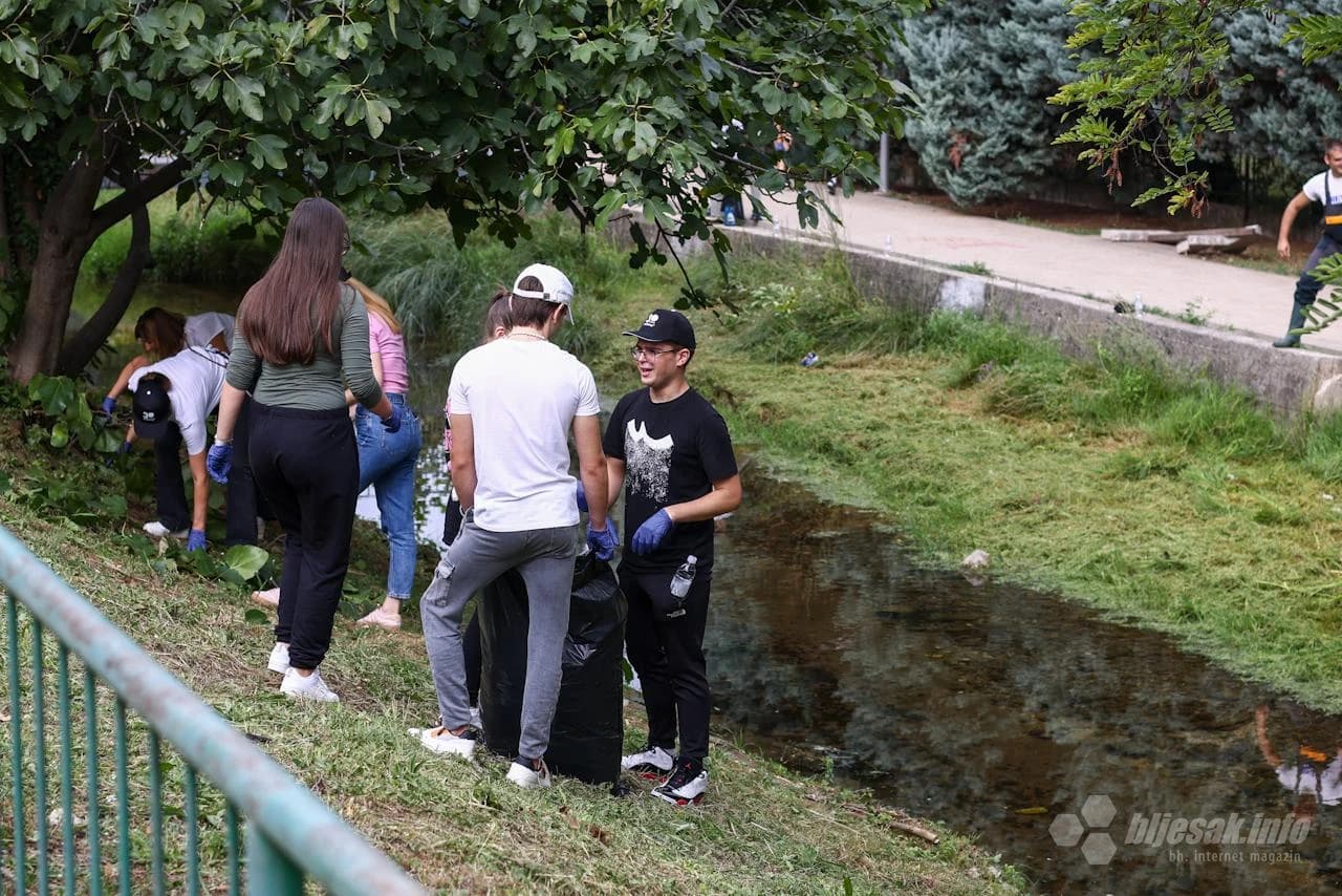Akcija čišćenja rijeke Radobolje u Mostaru 