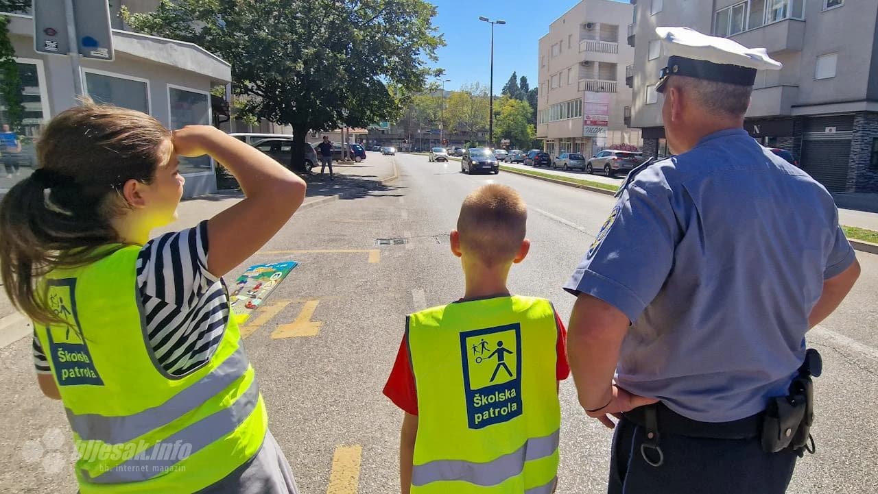 Školska patrola na ulicama Mostara