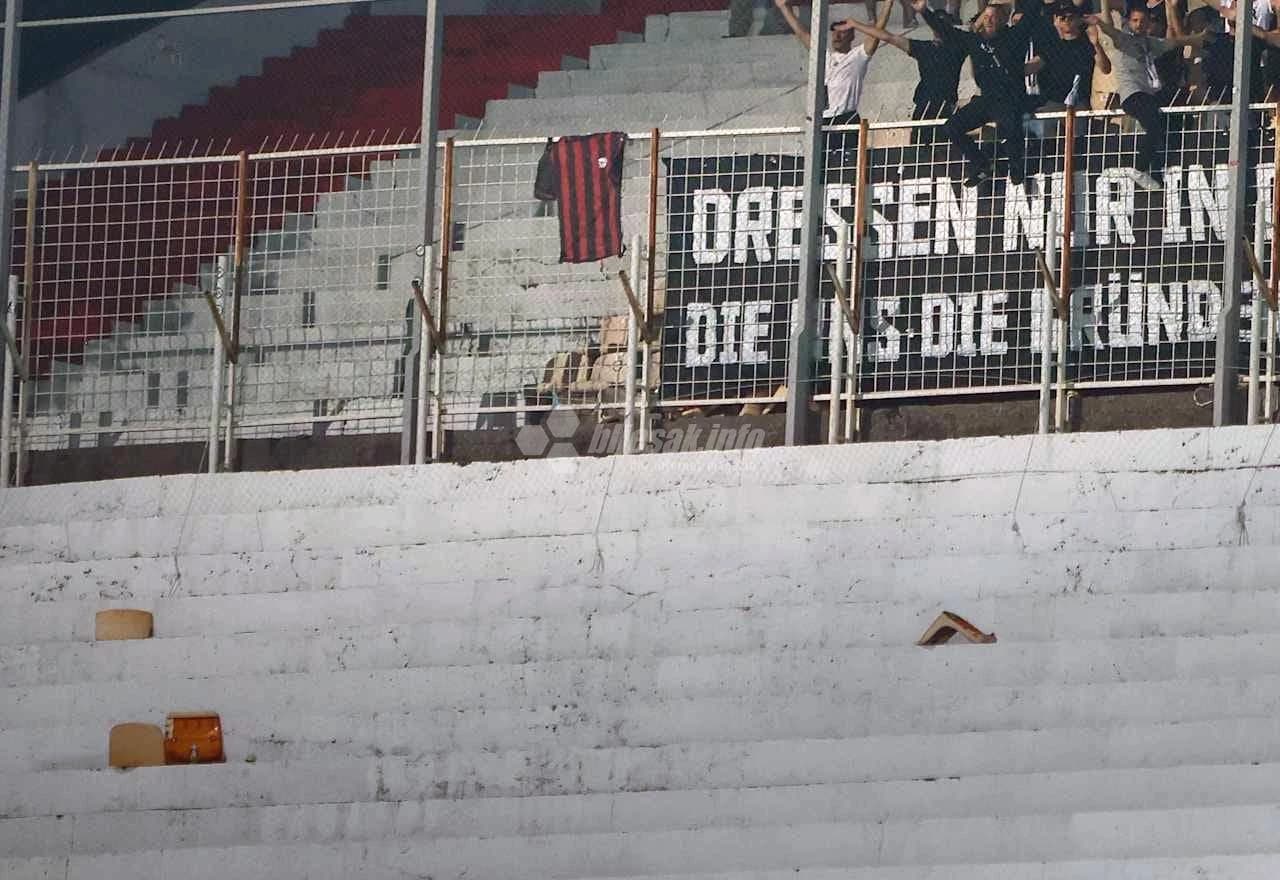 Huligani iz Austrije kidaju stolice i demoliraju tribine Zrinjskog