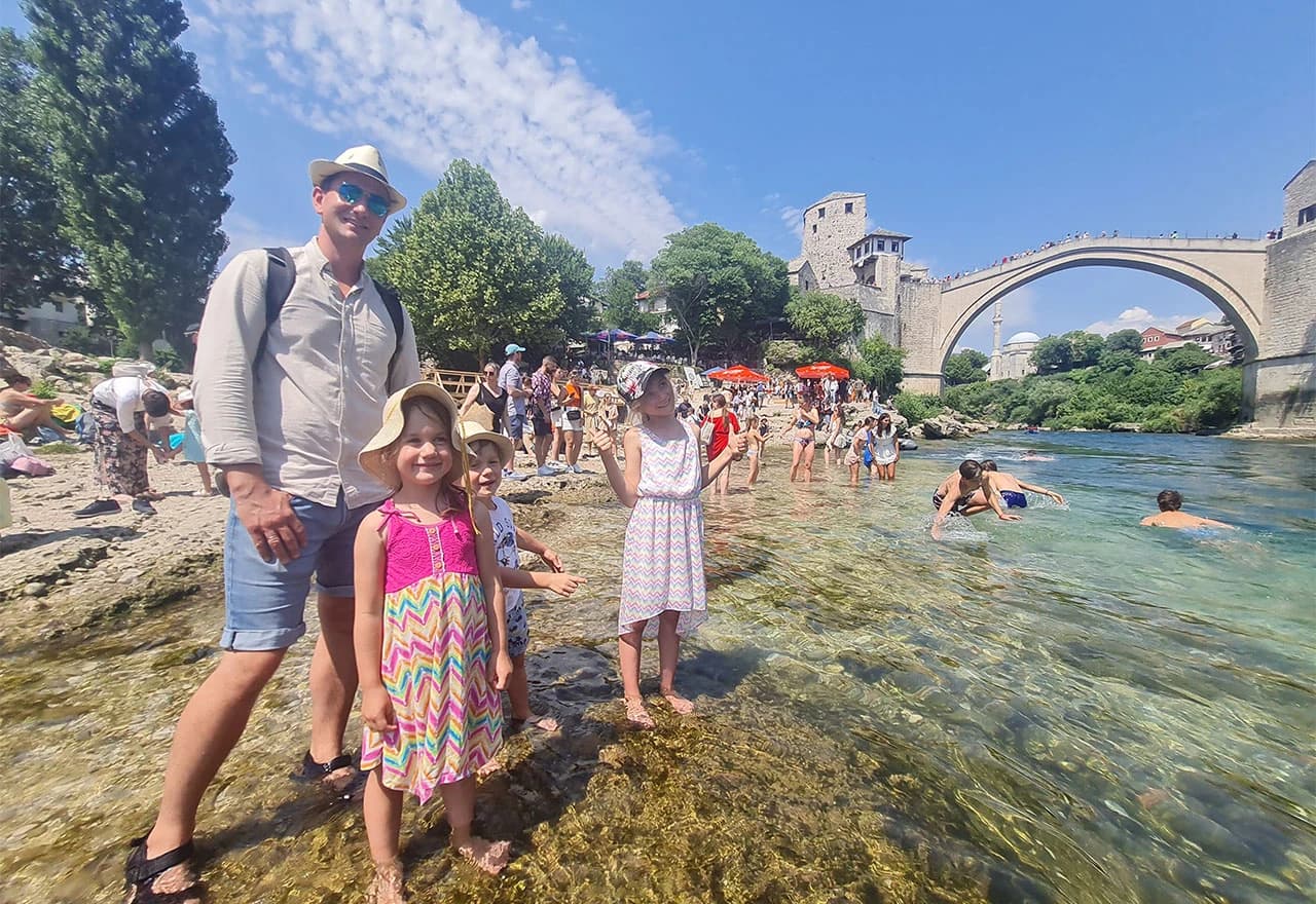 Ispd Starog mosta u Mostaru...