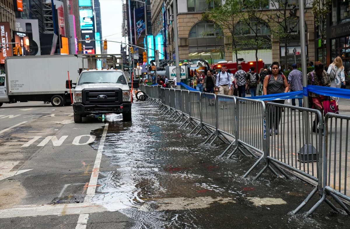 Poplivale ulice New Yorka