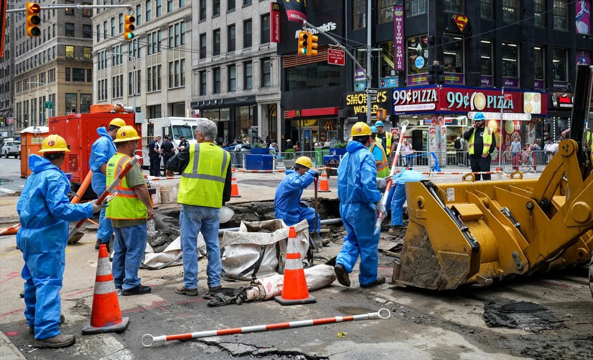 Radnici rade na sanaciji vodovoda u New Yorku