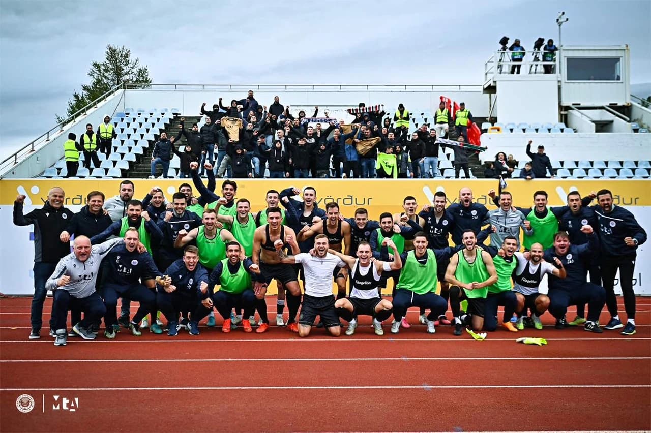 Igrači i navijači Zrinjskog na Islandu proslavili najveći uspjeh u povijesti