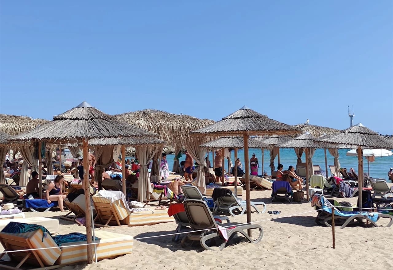 Plaža na obali Crnog mora